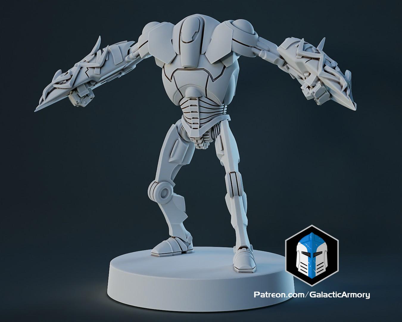 1:48 Scale Battle Droid Army - B2 Class - 3D Print Files 3d model