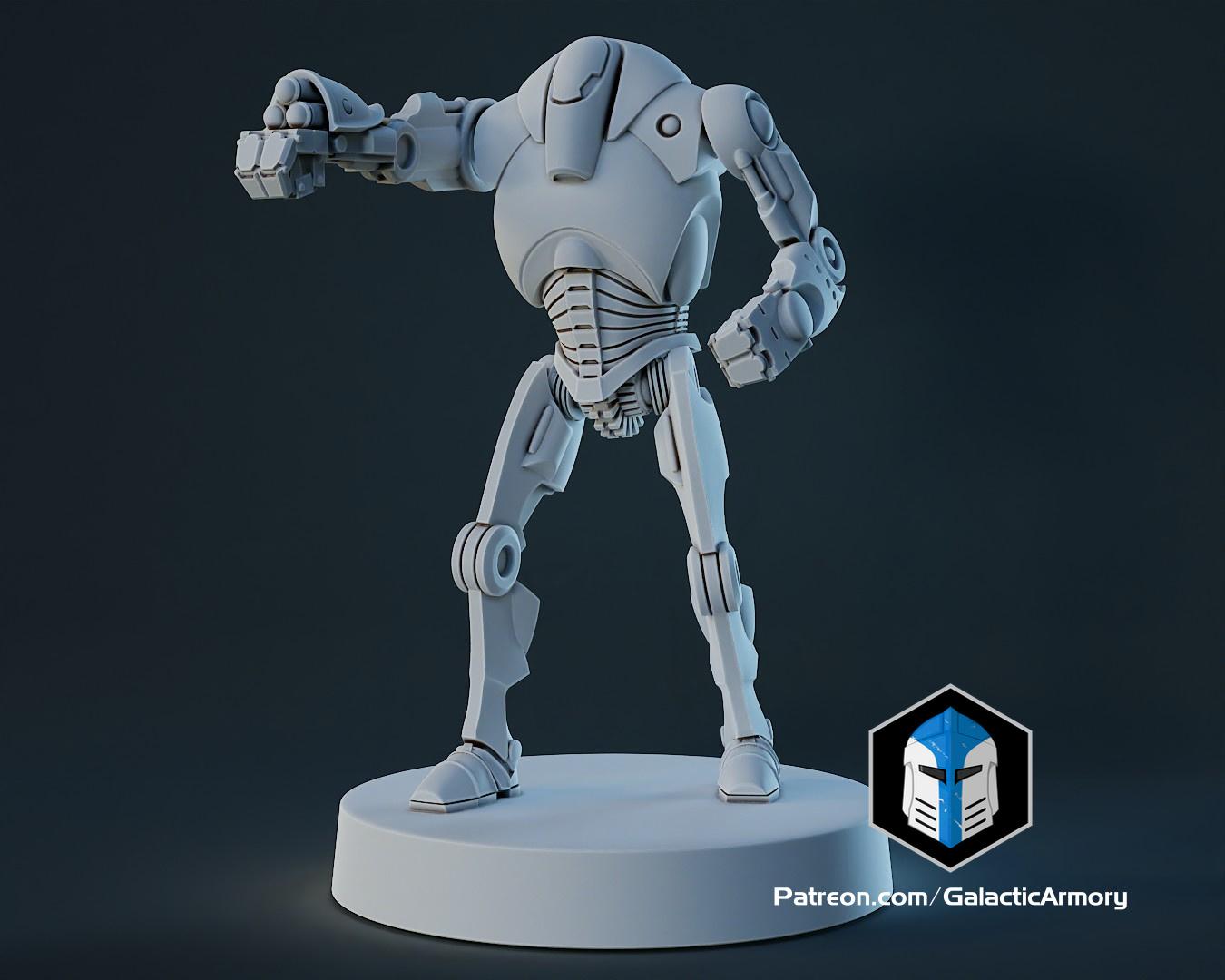 1:48 Scale Battle Droid Army - B2 Class - 3D Print Files 3d model