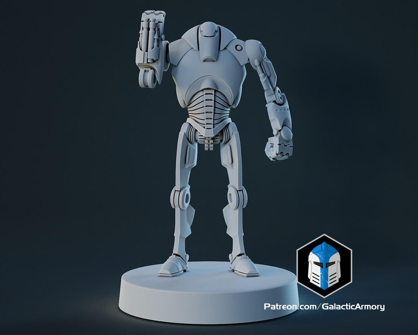 1:48 Scale Battle Droid Army - B2 Class - 3D Print Files 3d model