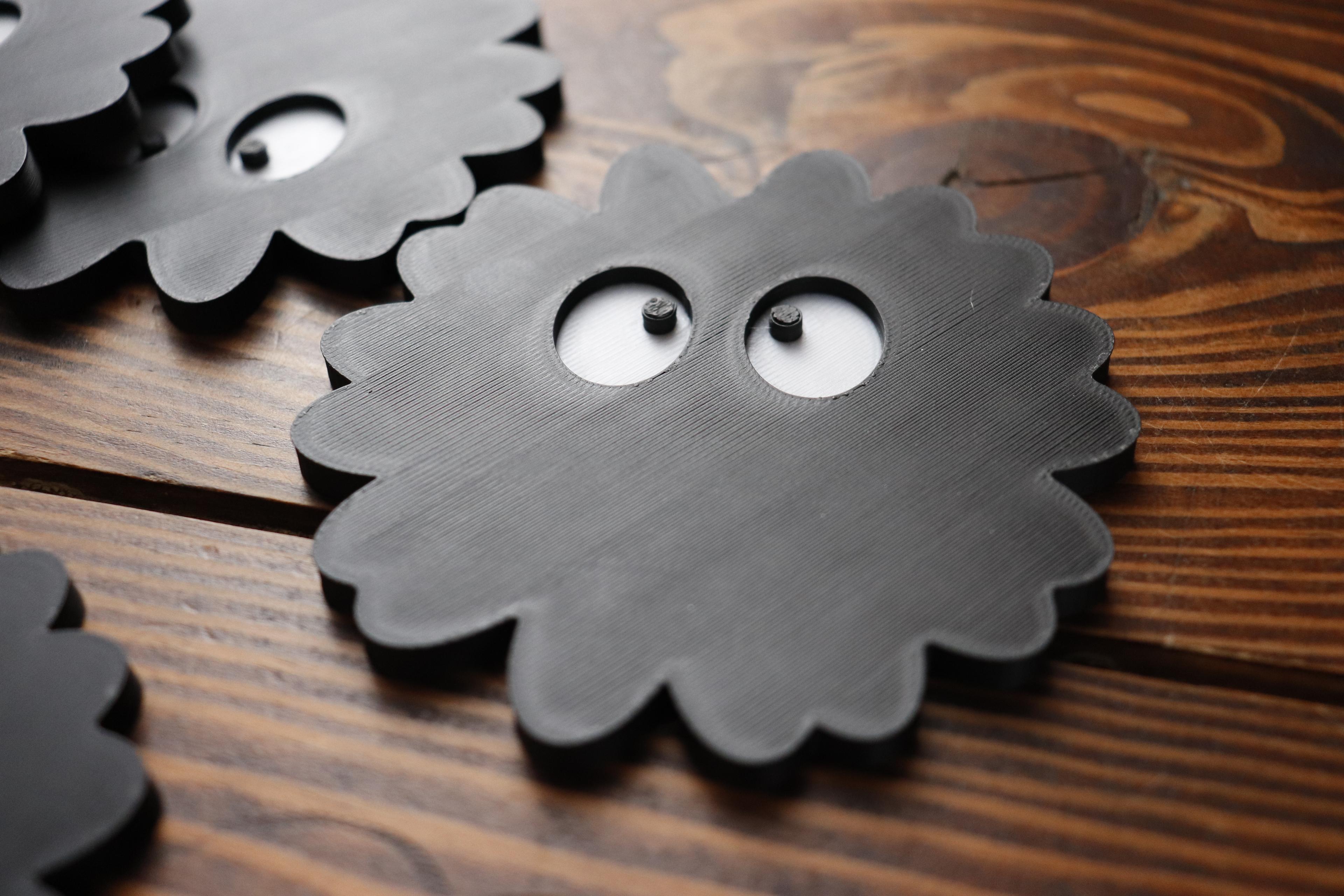 Soot Sprite Coasters 3d model