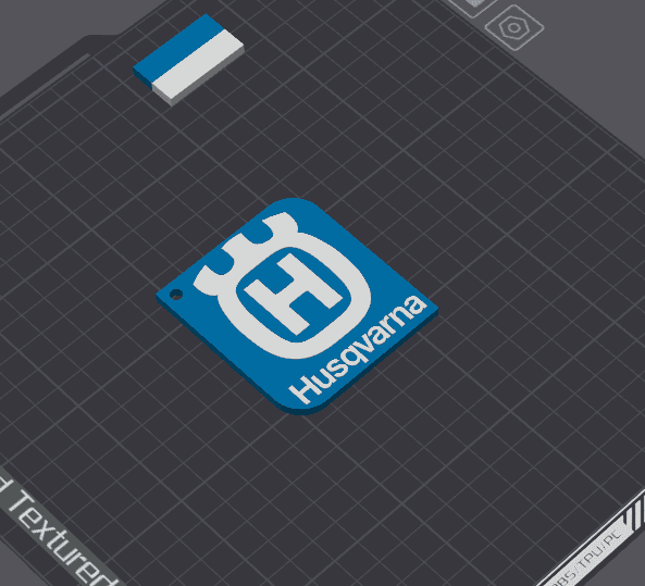 Keychain: Husqvarna I 3d model