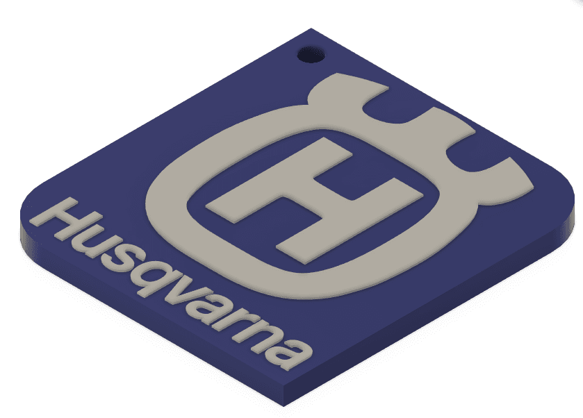 Keychain: Husqvarna I 3d model