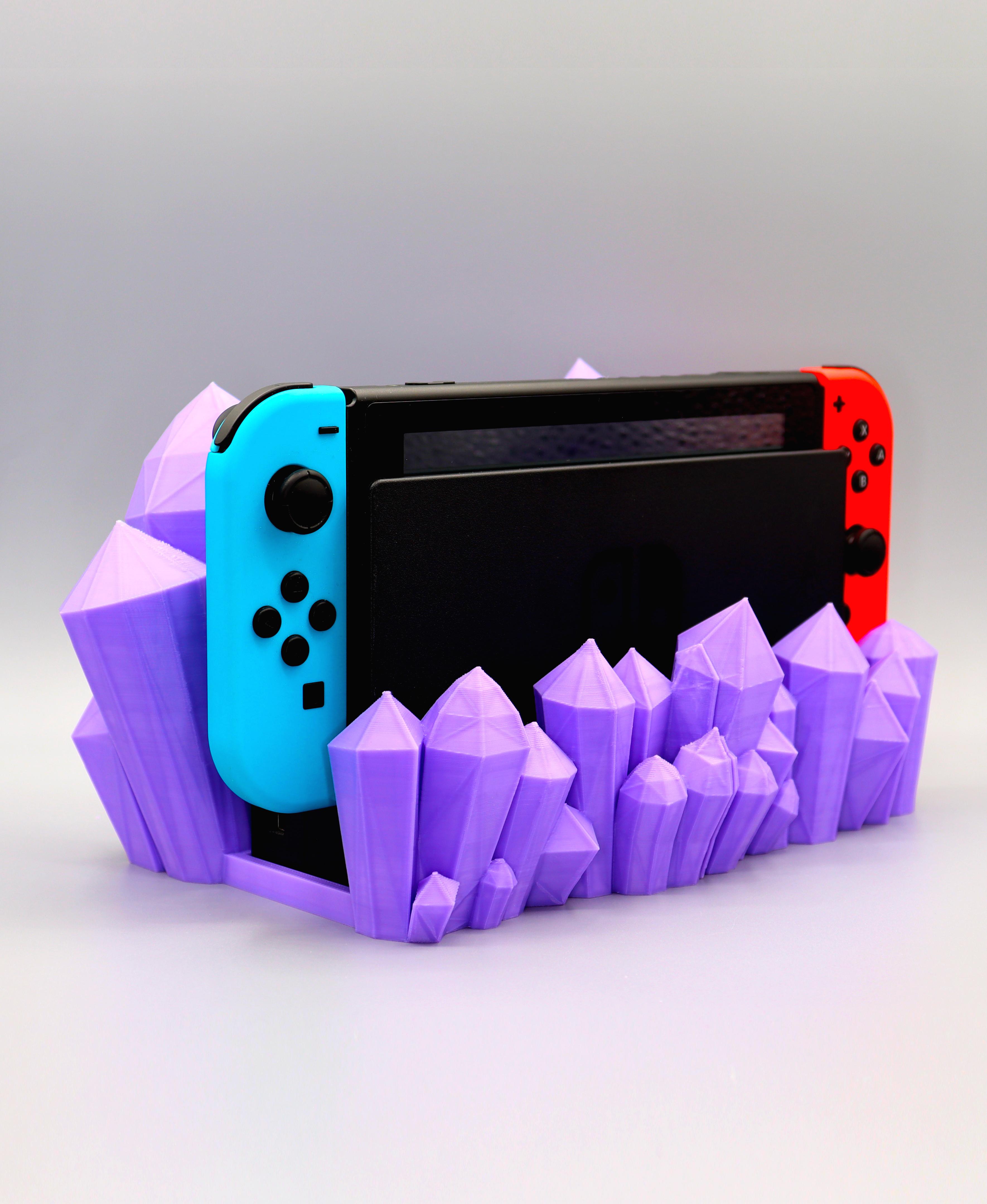 Crystal Nintendo switch dock 3d model