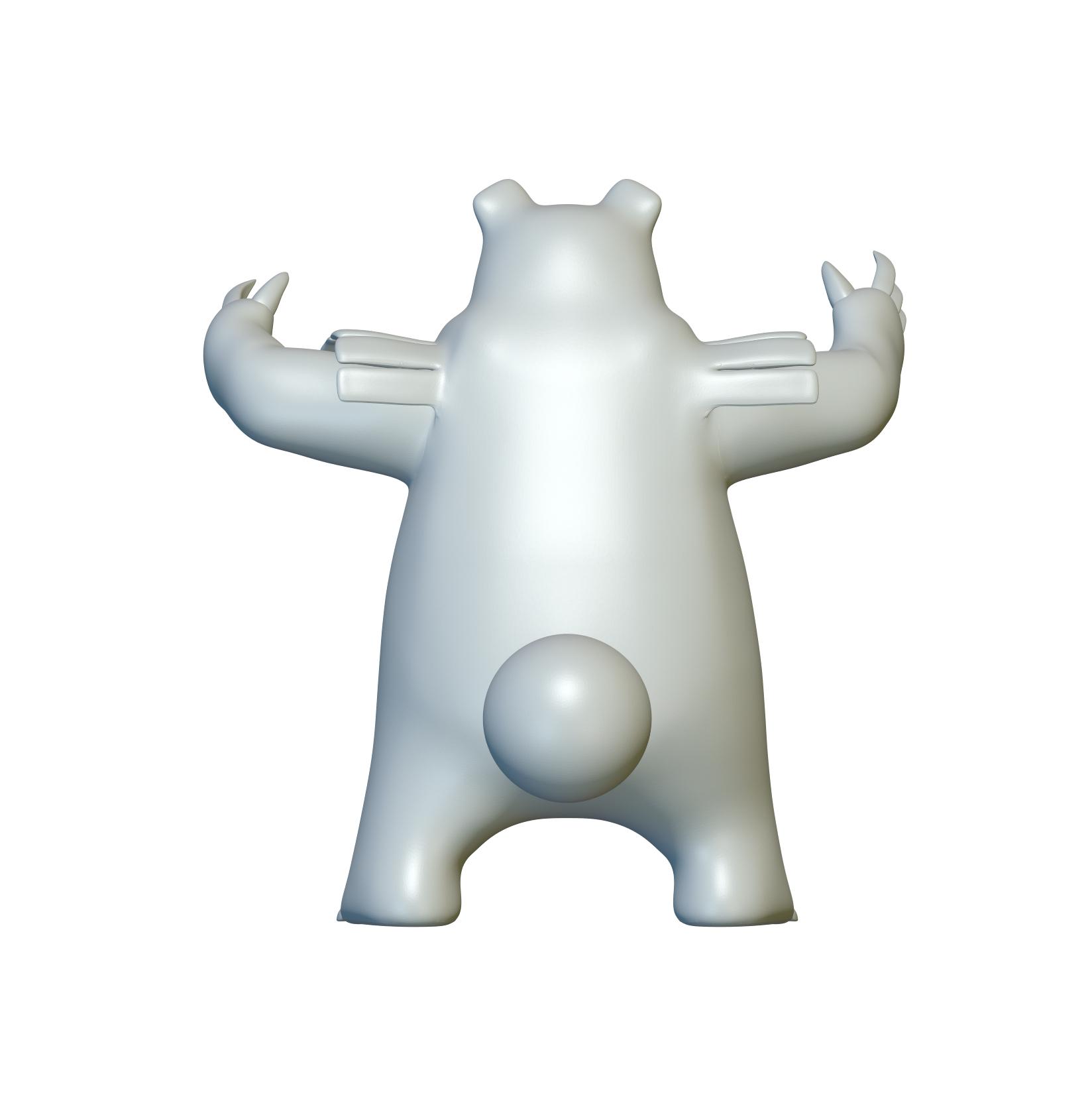 Pokemon Ursaring #217 - Optimized for 3D Printing 3d model