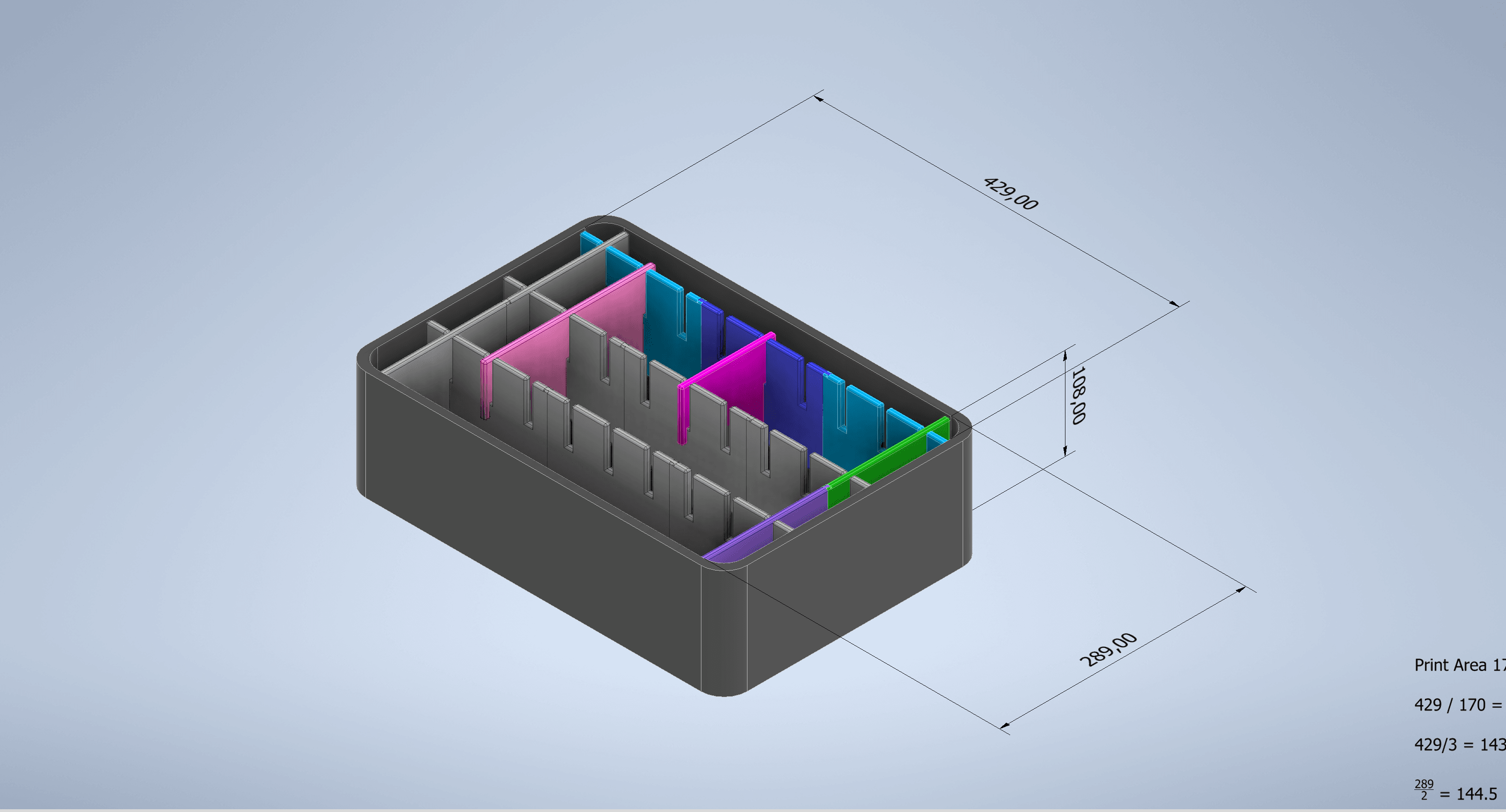 Peli Style Toolbox Organiser (Set) 3d model