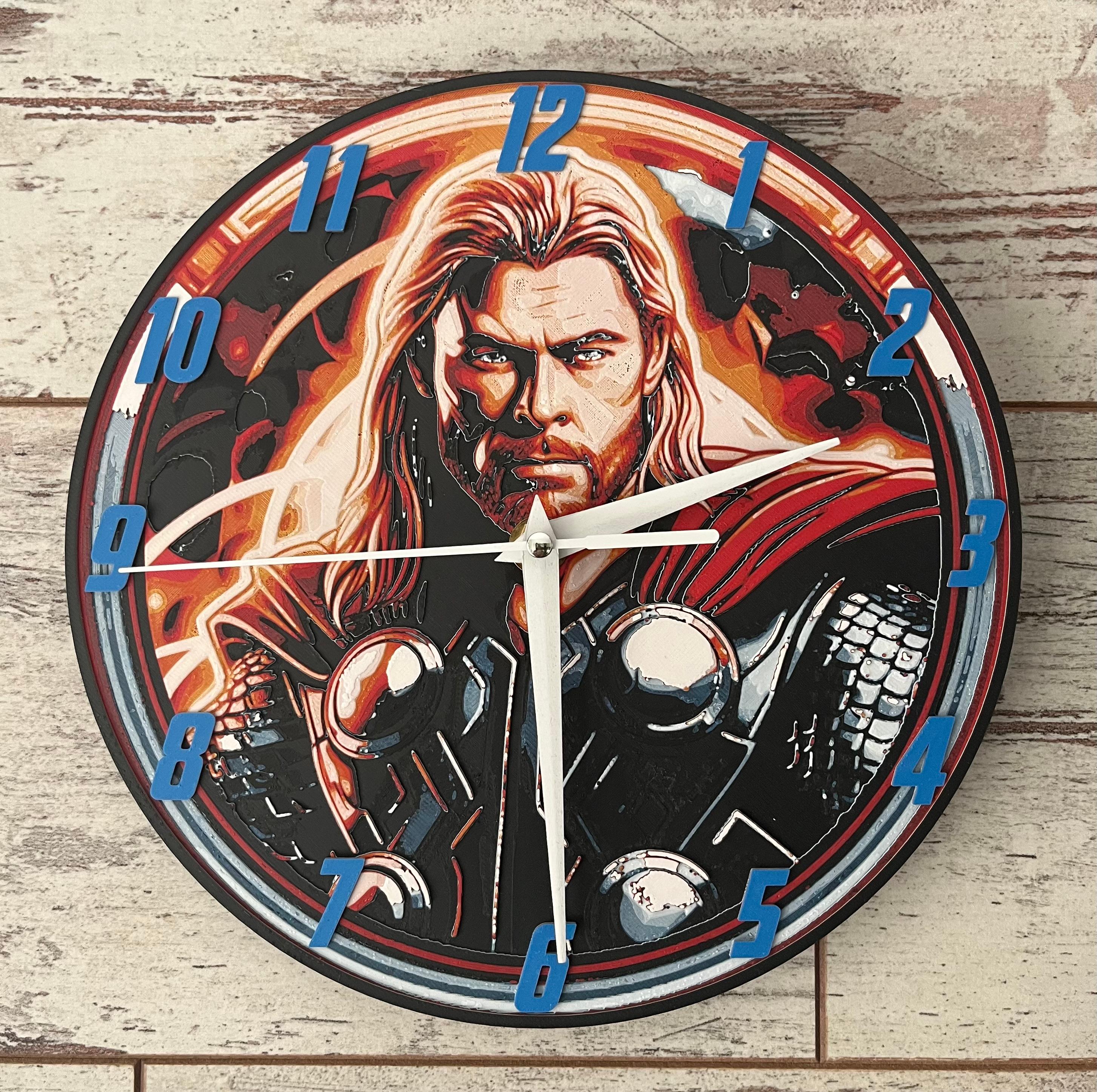 Thor Clock (Filament Painting) 3d model