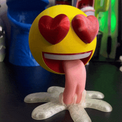 Love Emoji 3d model