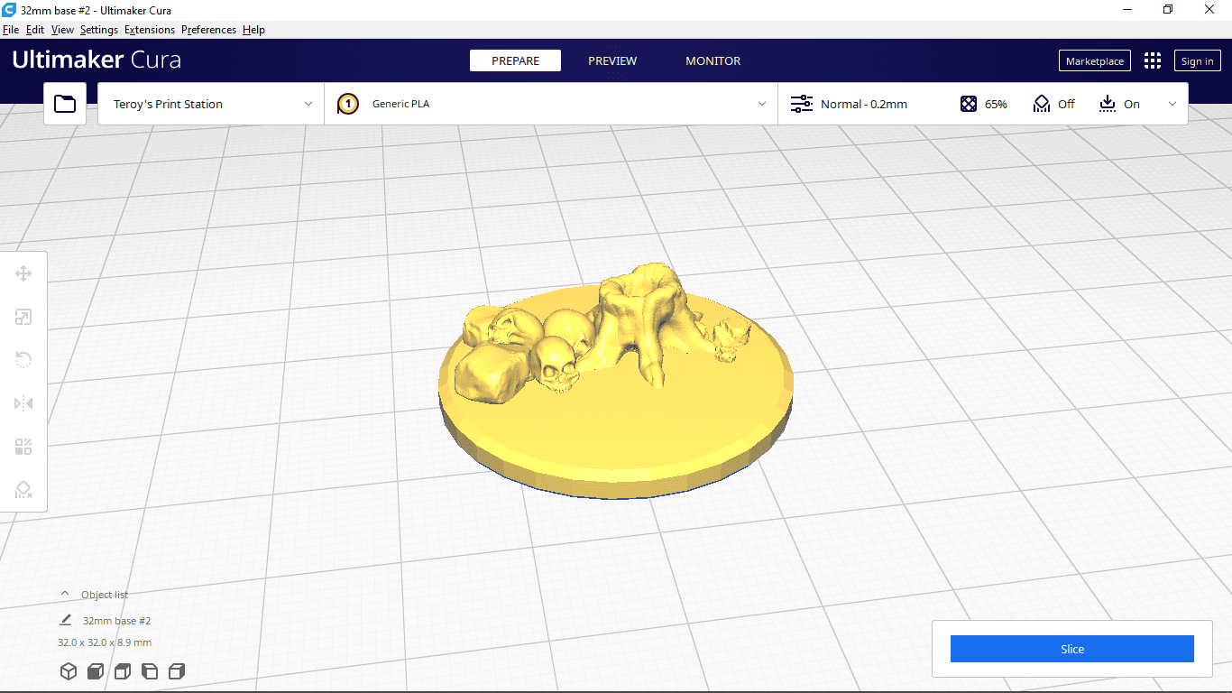 32mm base camp site set 3d model