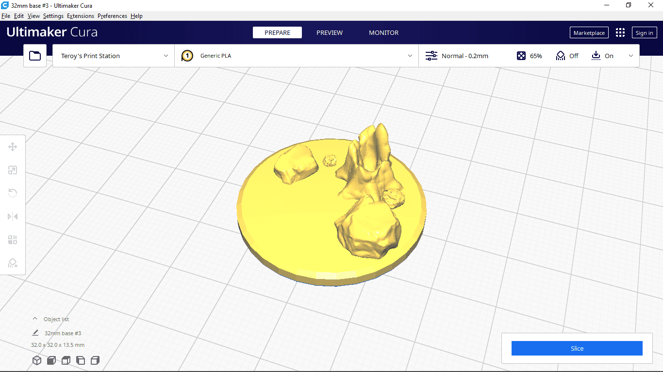 32mm base camp site set 3d model