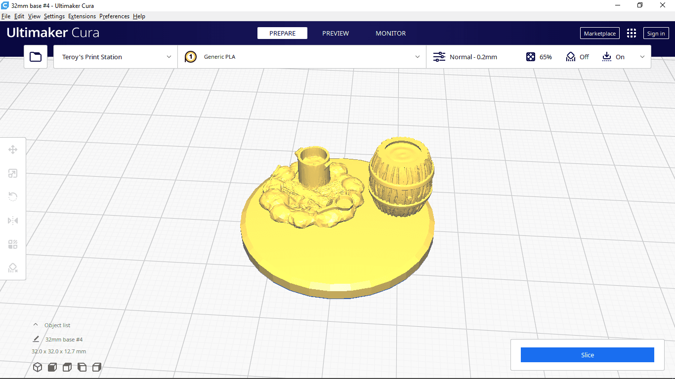 32mm base camp site set 3d model