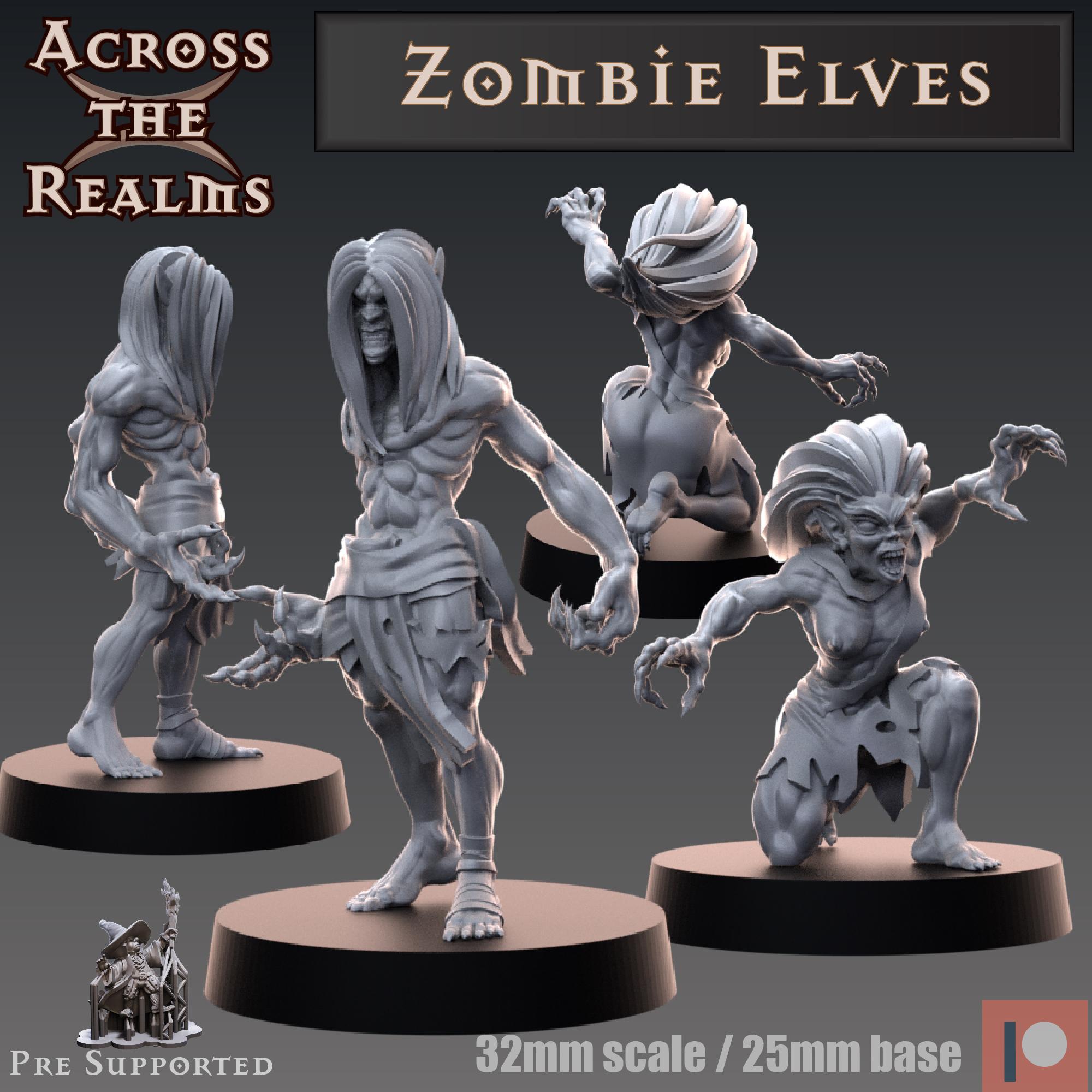 Female elf Zombie.stl 3d model