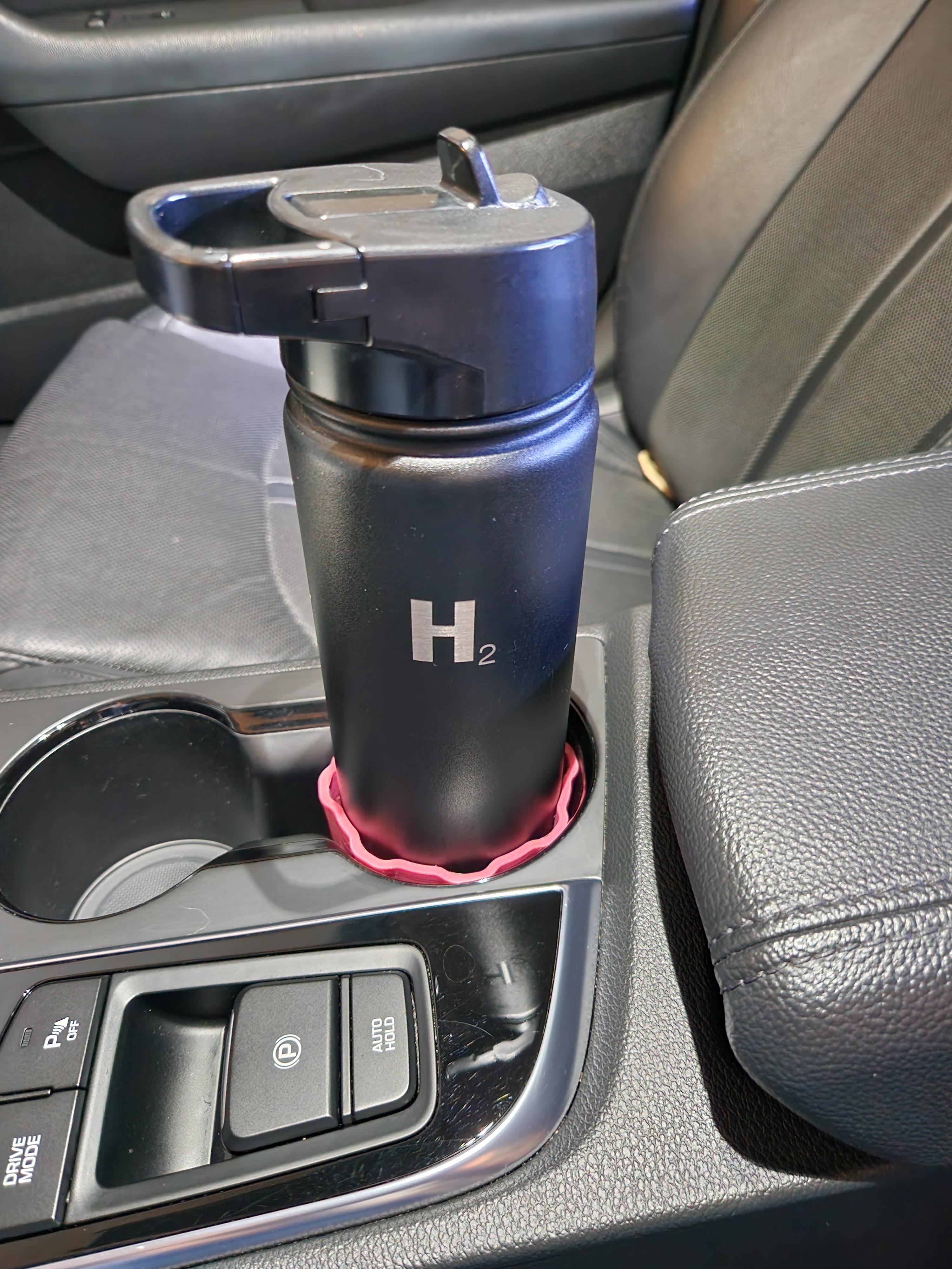 Cup Holder Adapter for H2 Hydrology 22 oz Water Bottle in 2015 Hyundai Sonata 3d model