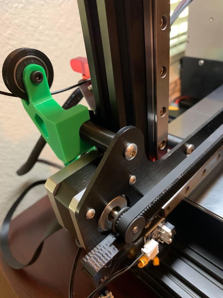 Ender 3 Filament Guide for 3DFused Linear Rails 3d model