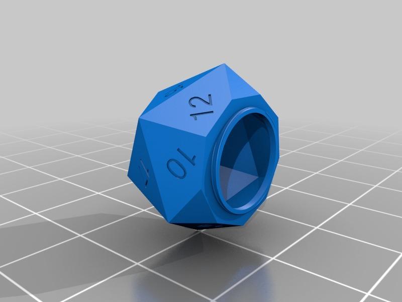 Screw Top D20 Dice Box V2 3d model