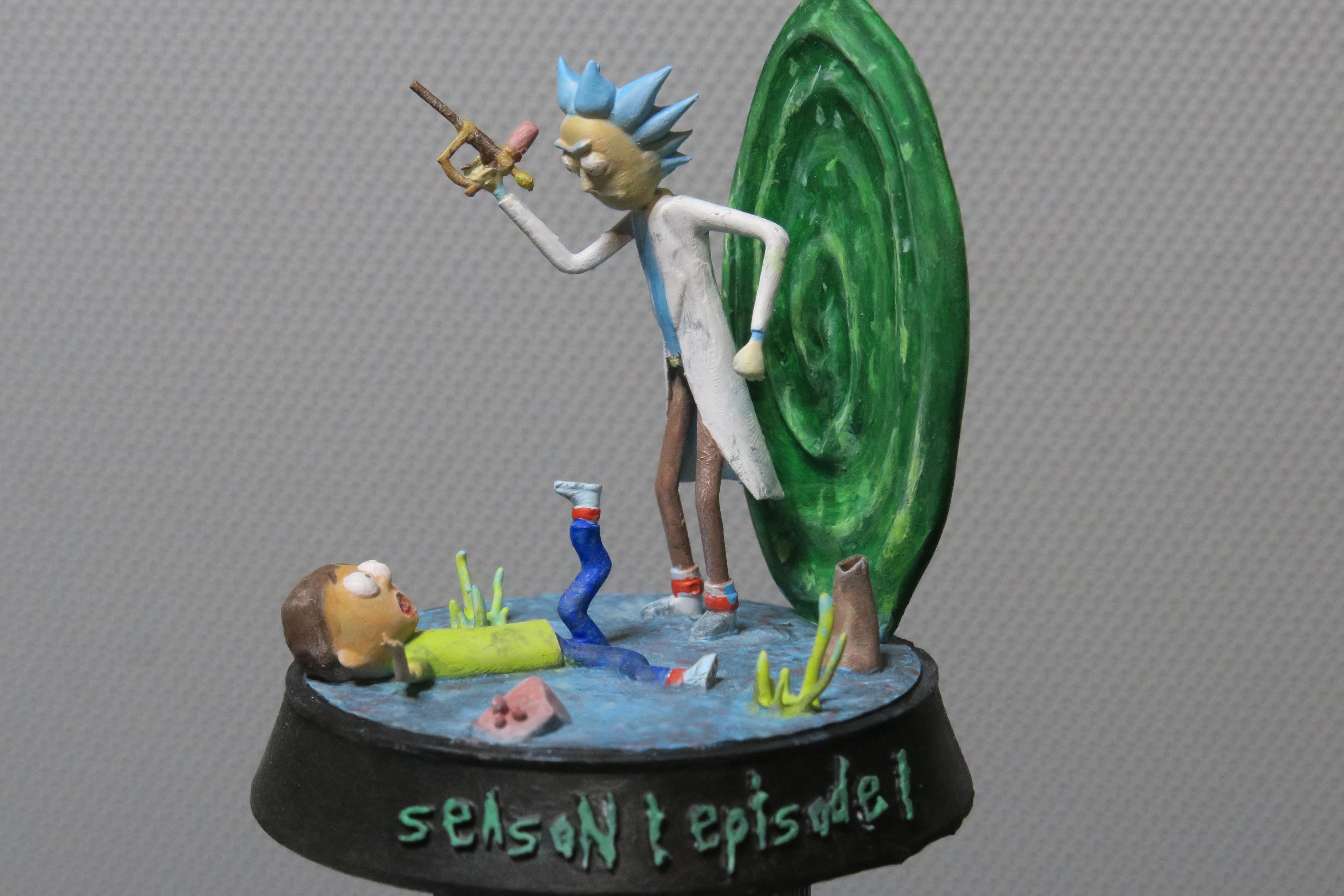 Rick and Morty Season 1 Episode 1 Scene 3d model