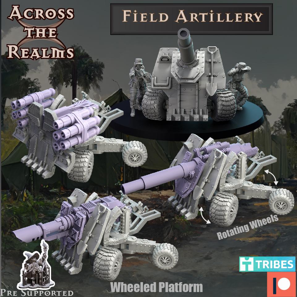 Field Artillery 3d model