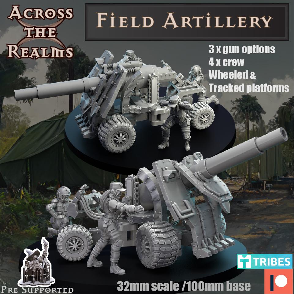 Field Artillery 3d model