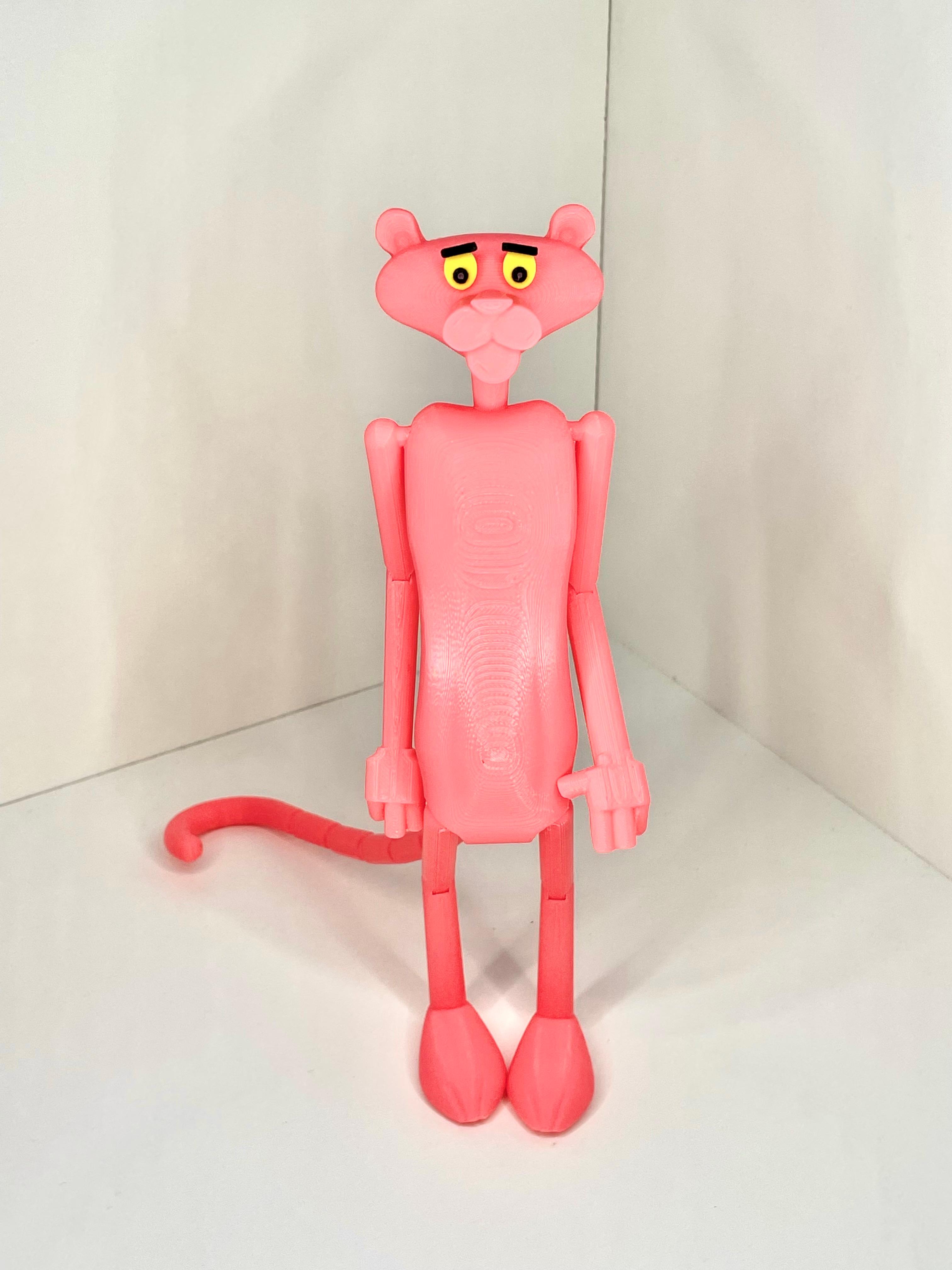 Pink Panther Articulated Figure 3d model