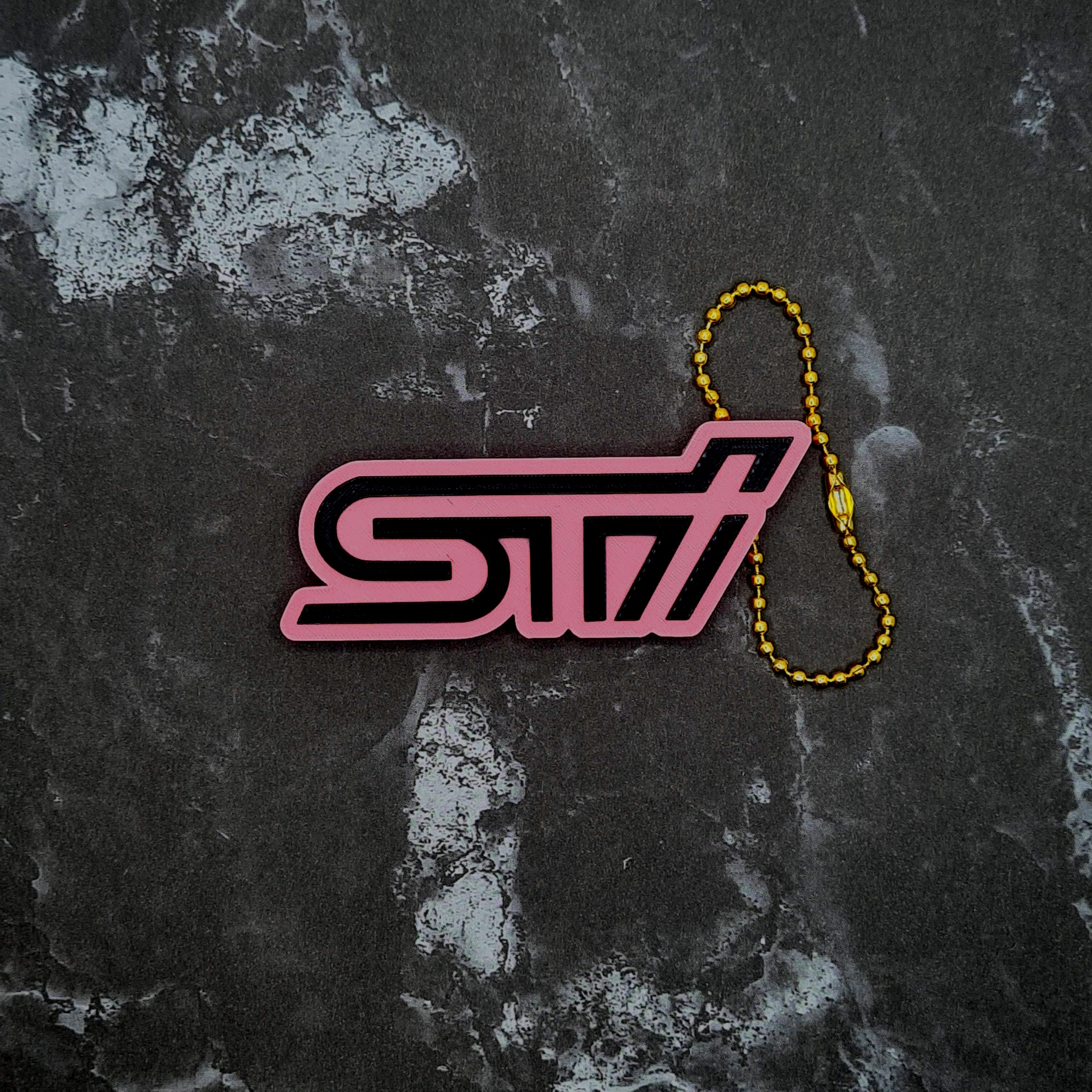 STI Keychain 3d model