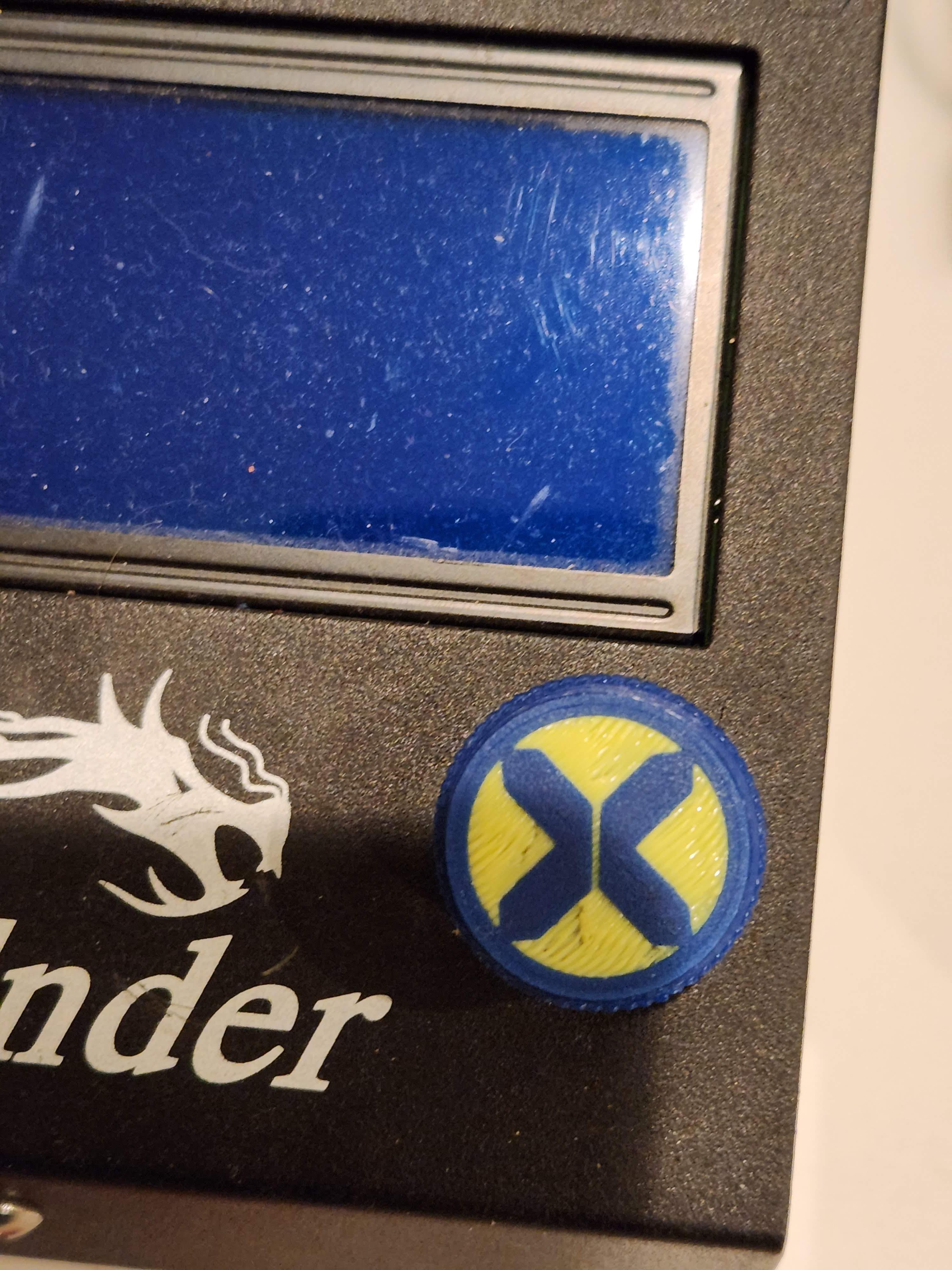 XMen Ender 3 or Pro LCD Knob 3d model