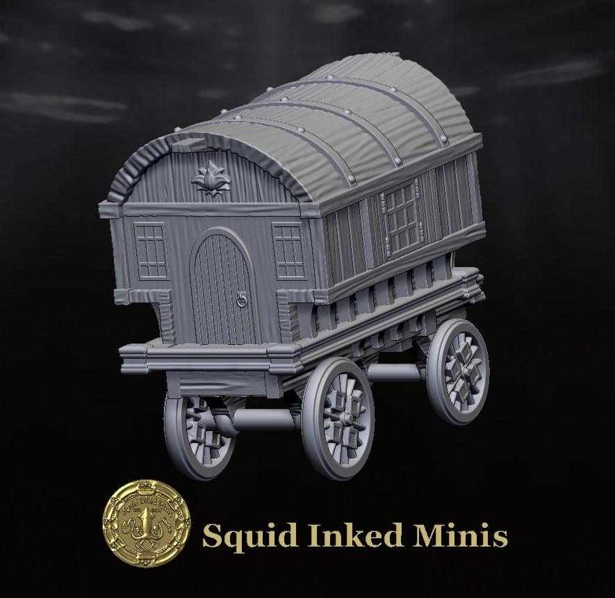 Caravan Wagon 3d model