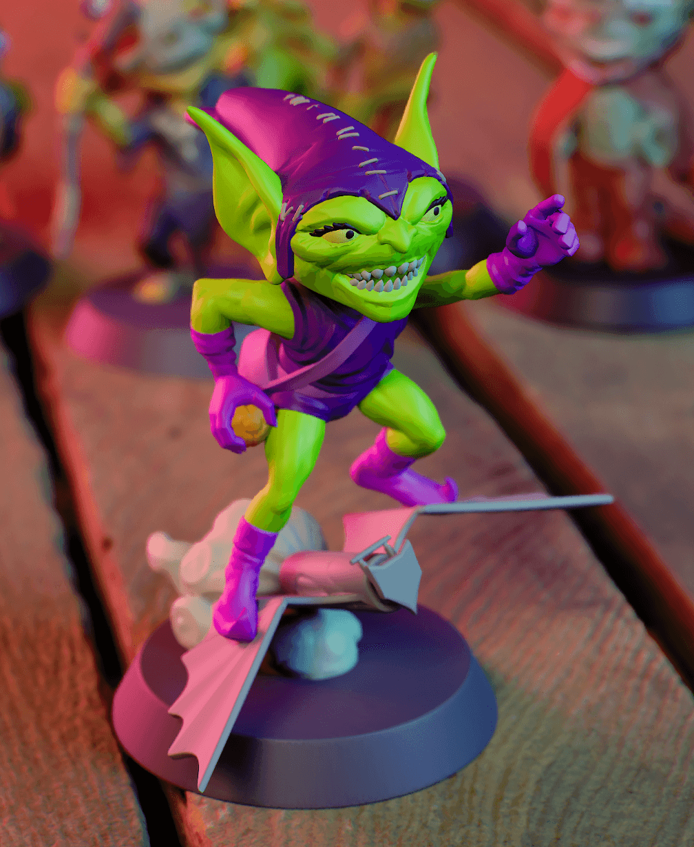 Gnorman Ogborn the Green Goblin 3d model