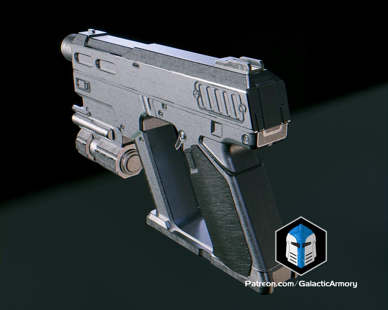 Helldivers 2 - Peacemaker Pistol - 3D Print Files 3d model