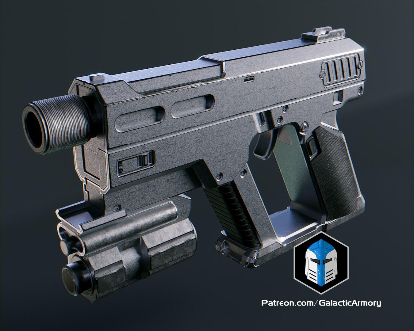 Helldivers 2 - Peacemaker Pistol - 3D Print Files 3d model