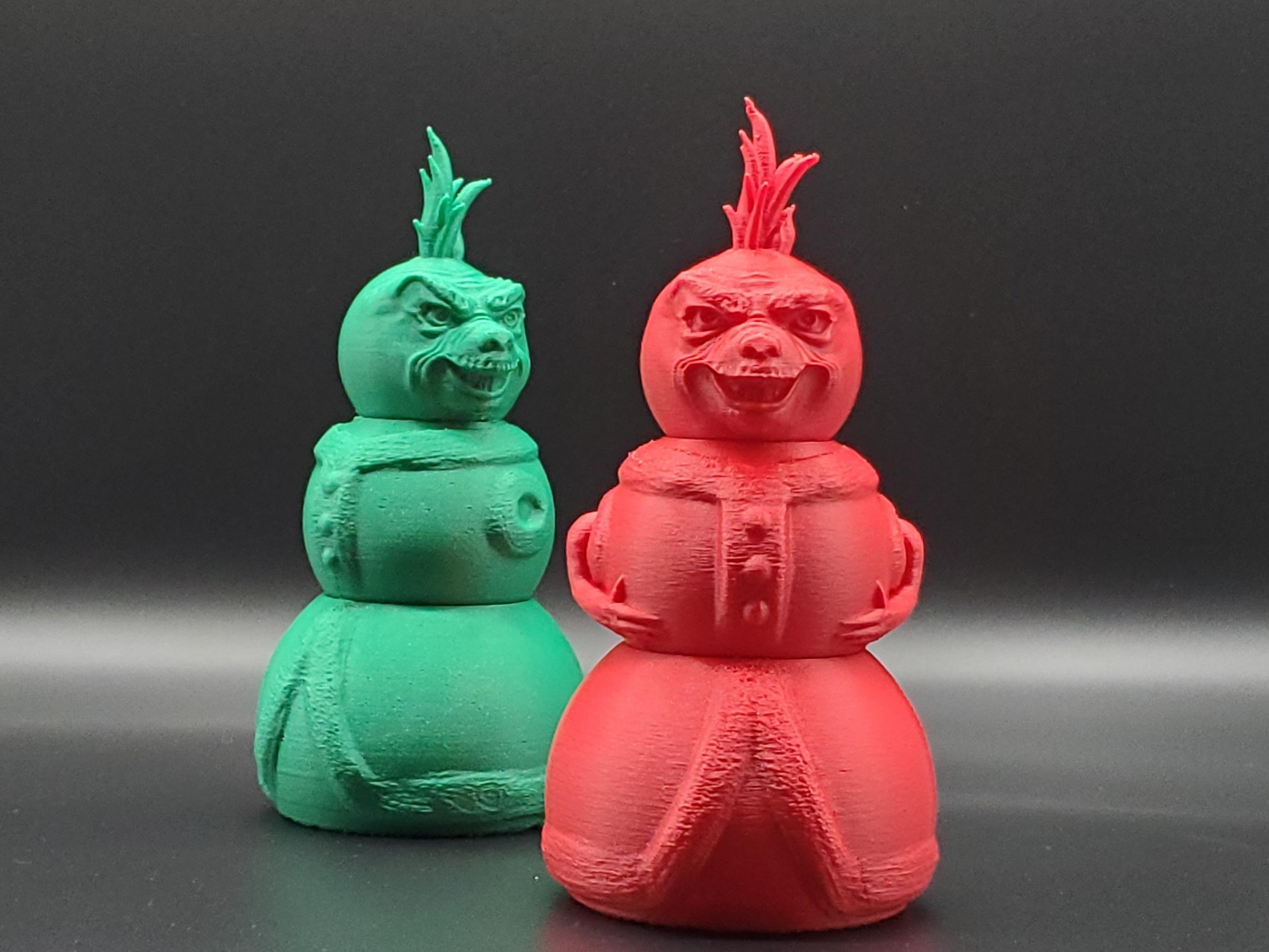 Grinch-worthy Planetary Snowman 3d model