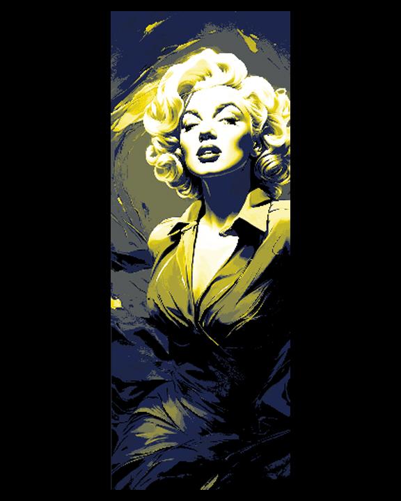 Fashion Photo Fan Art of Marilyn Monroe - Set of 3 Bookmarks. 3d model