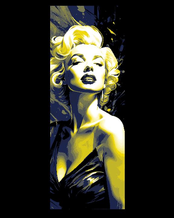 Fashion Photo Fan Art of Marilyn Monroe - Set of 3 Bookmarks. 3d model