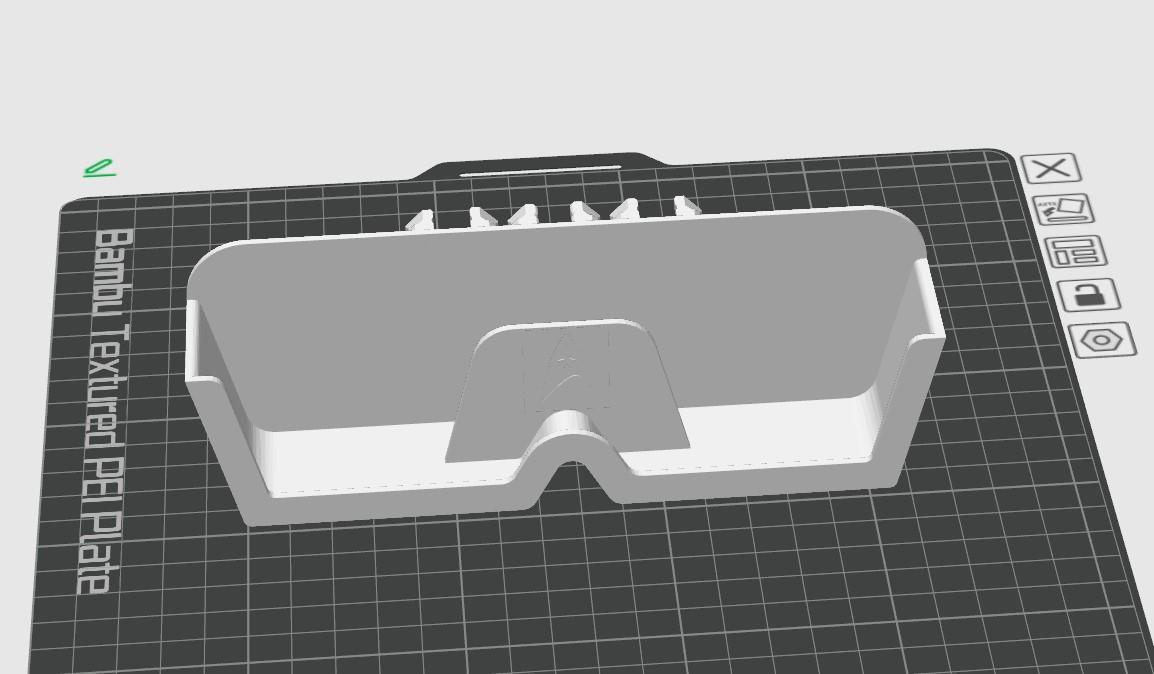 MultiBoard Glasses Shelf 3d model