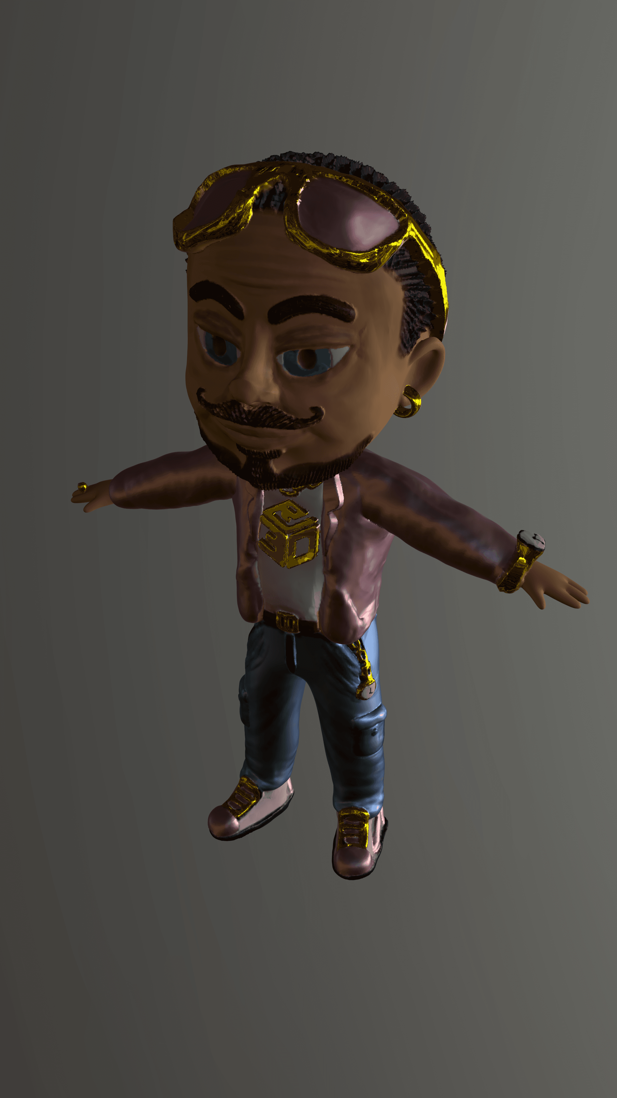 Swagboy-LittleBigHead-RU3D Remix  3d model