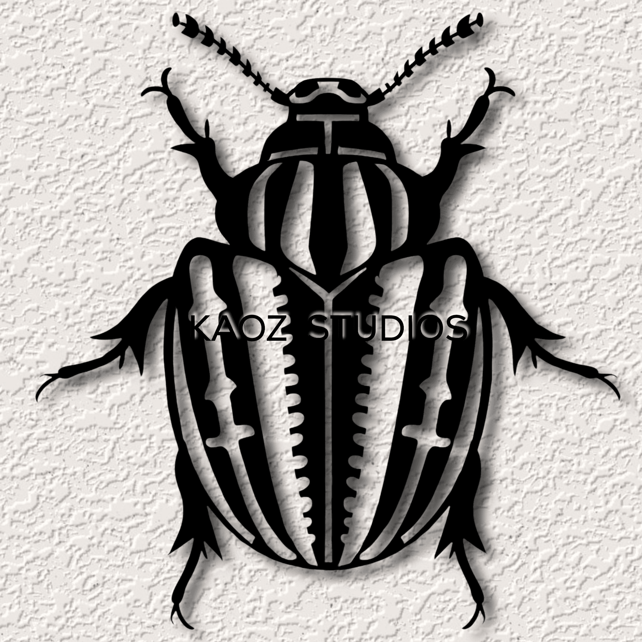 beetle wall art insect wall decor entomology decortion 3d model