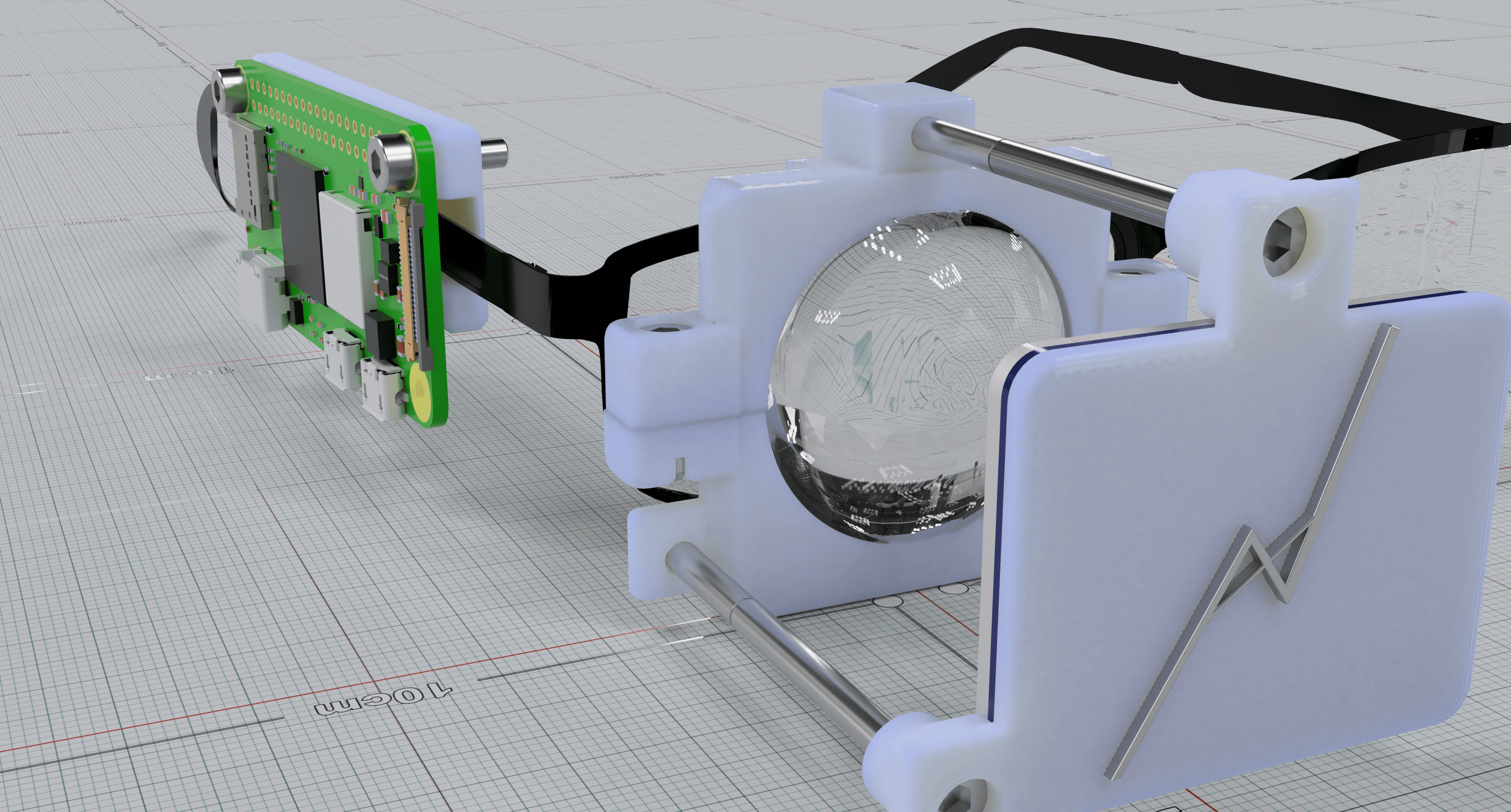 Smart Glasses 3d model