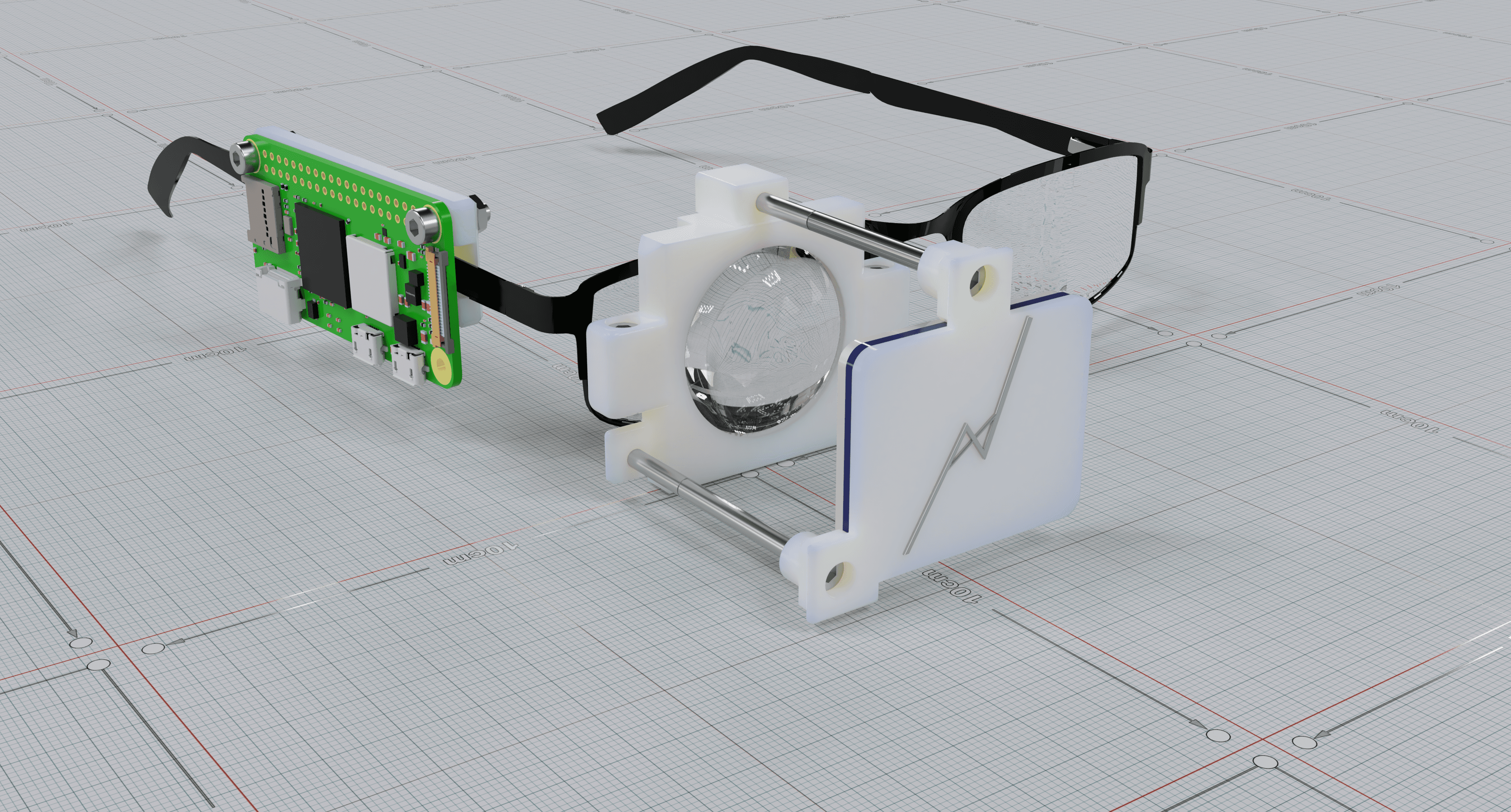 Smart Glasses 3d model