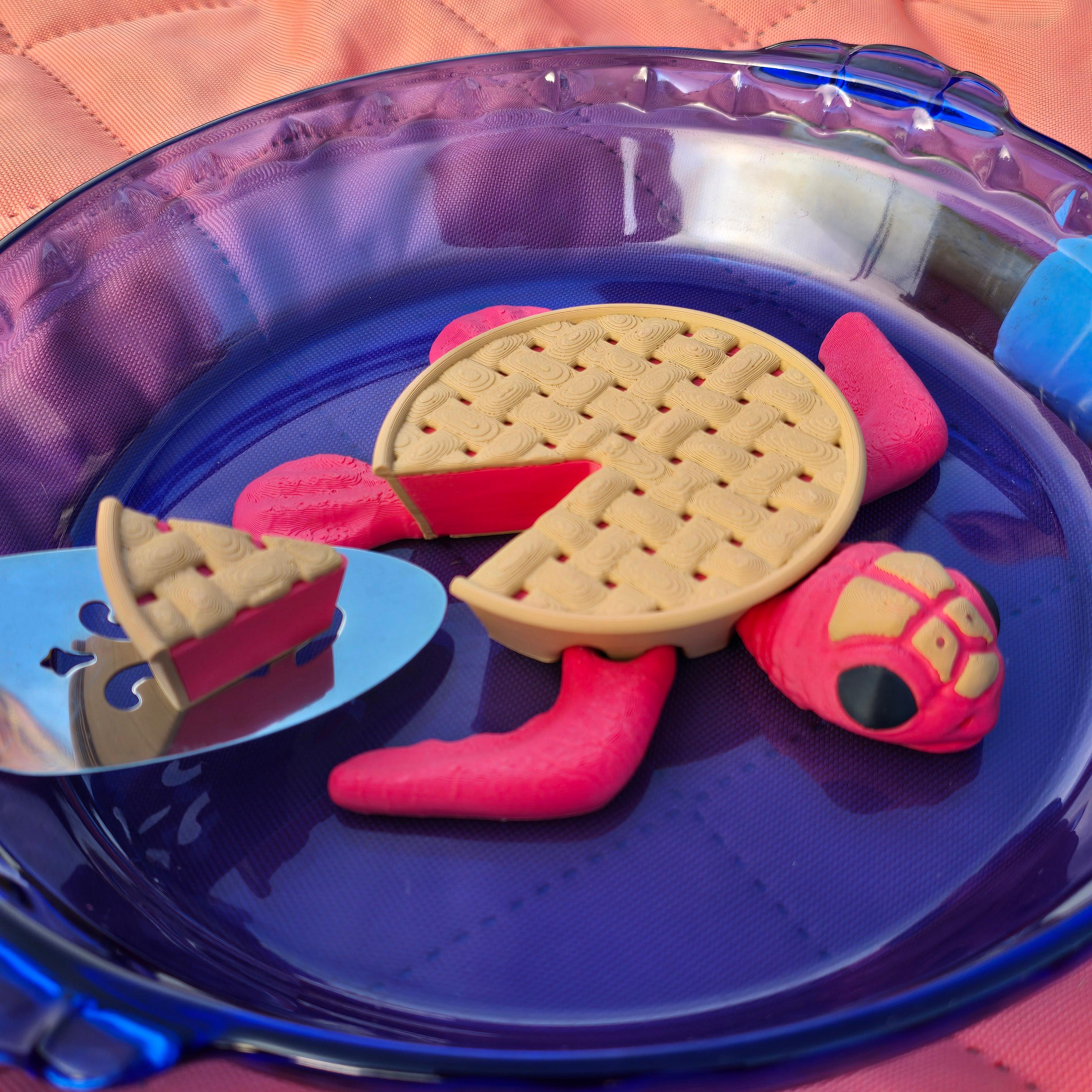 Flexi Rhubarb Pie Sea Turtles 3d model