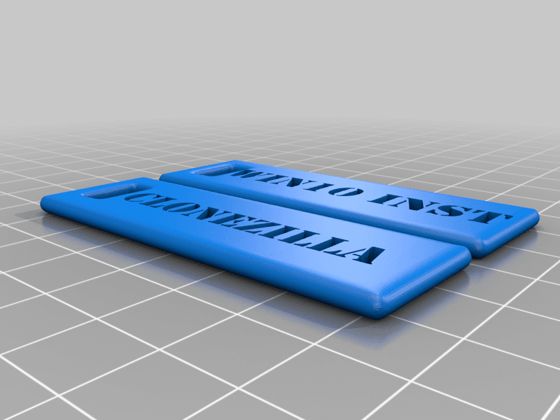 Windows 10 and Clonezilla Tag for USB drives 3d model