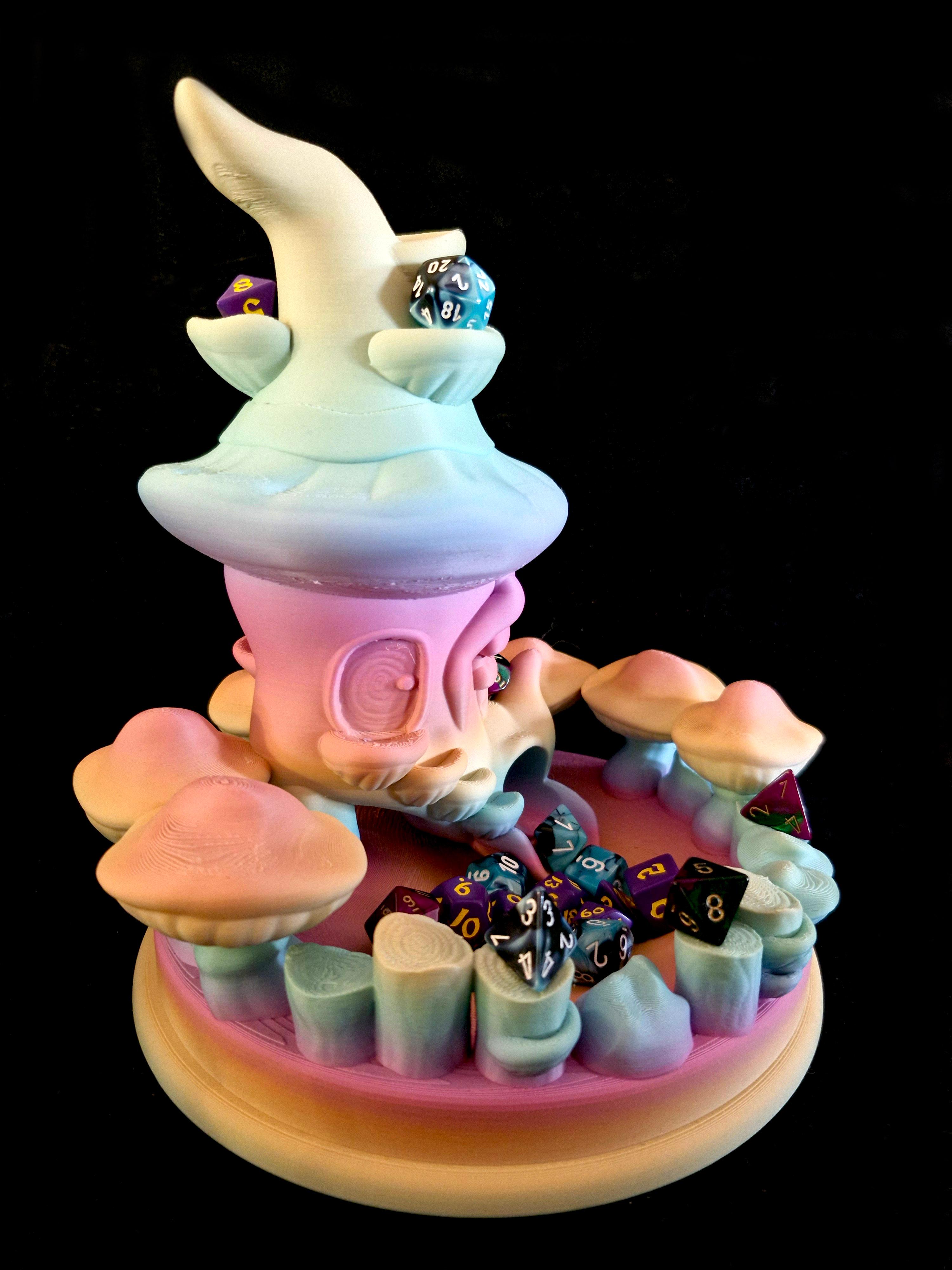 Witches Shoe Dicetower and LED display *Commercial Version* 3d model