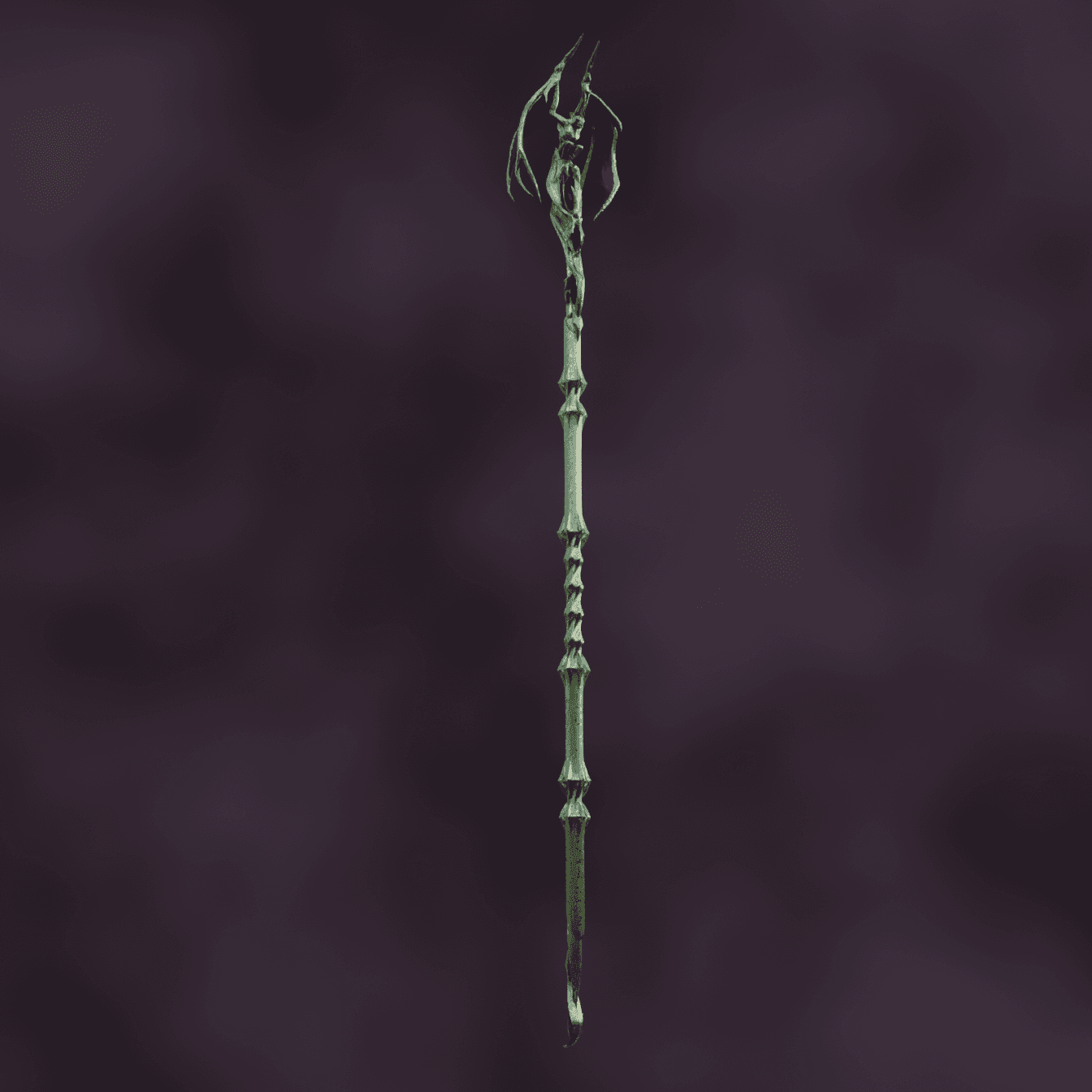 Fantasy Woe Corzador Staff from Baldurs Gate 3 3d model