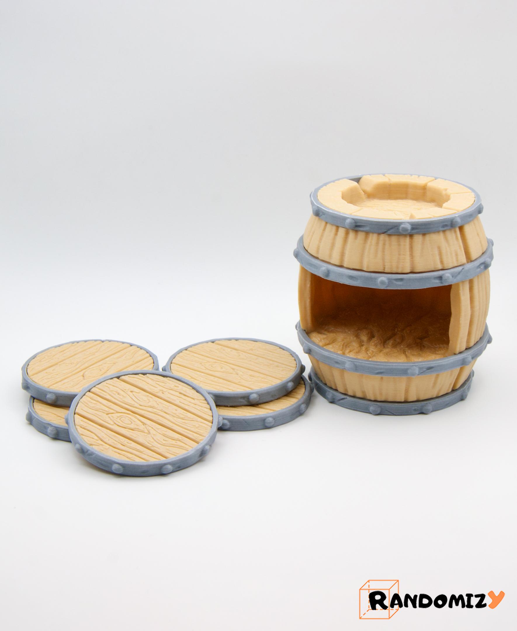 Barrel Coaster 3d model