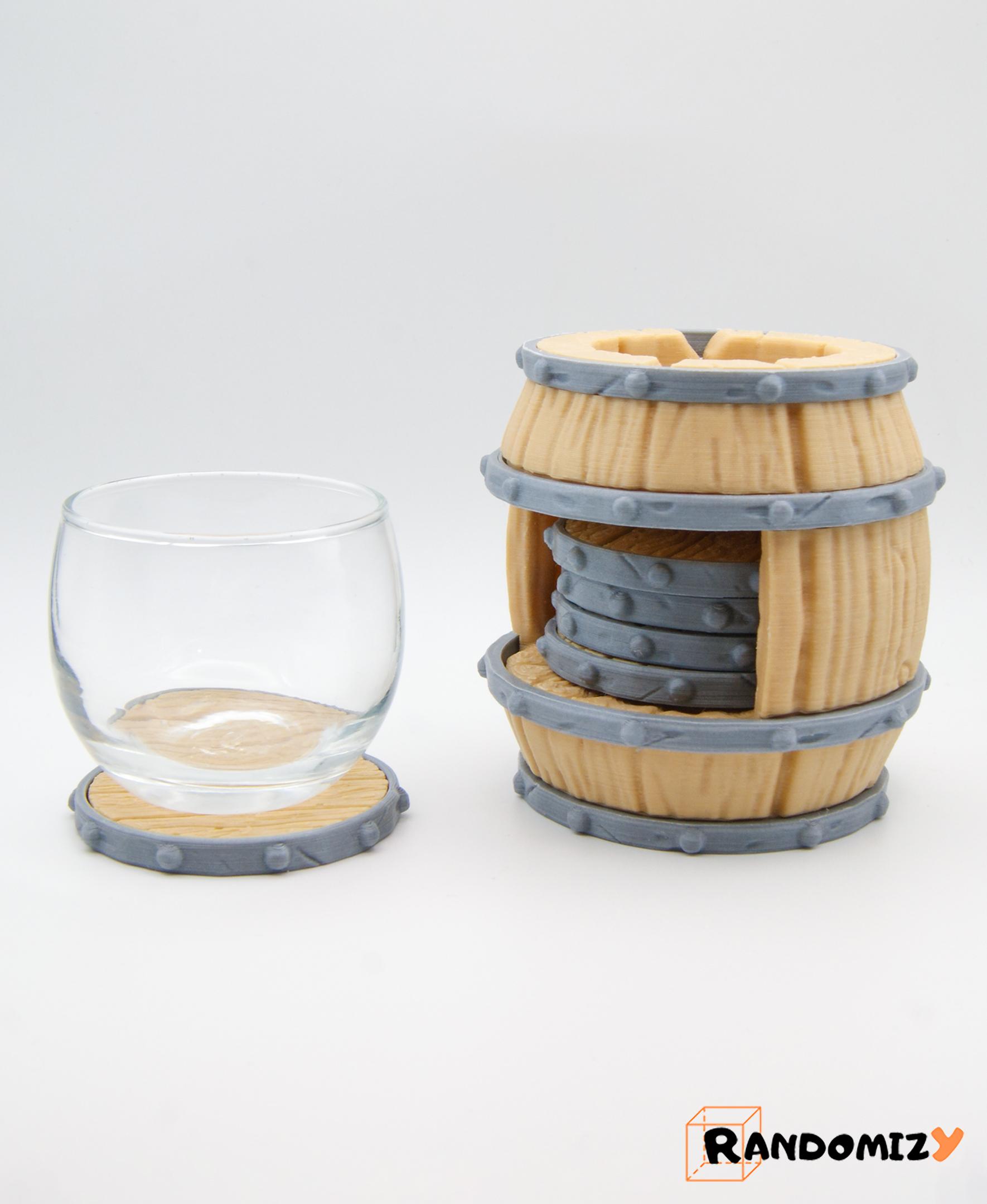 Barrel Coaster 3d model