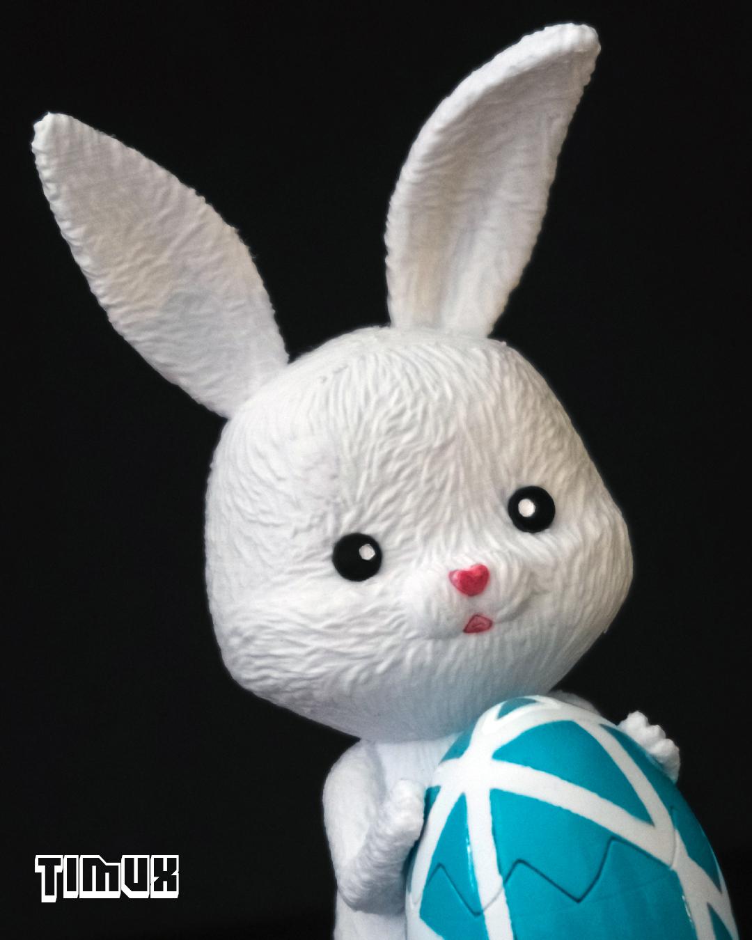 EASTER BUNNY WITH EGG 3d model