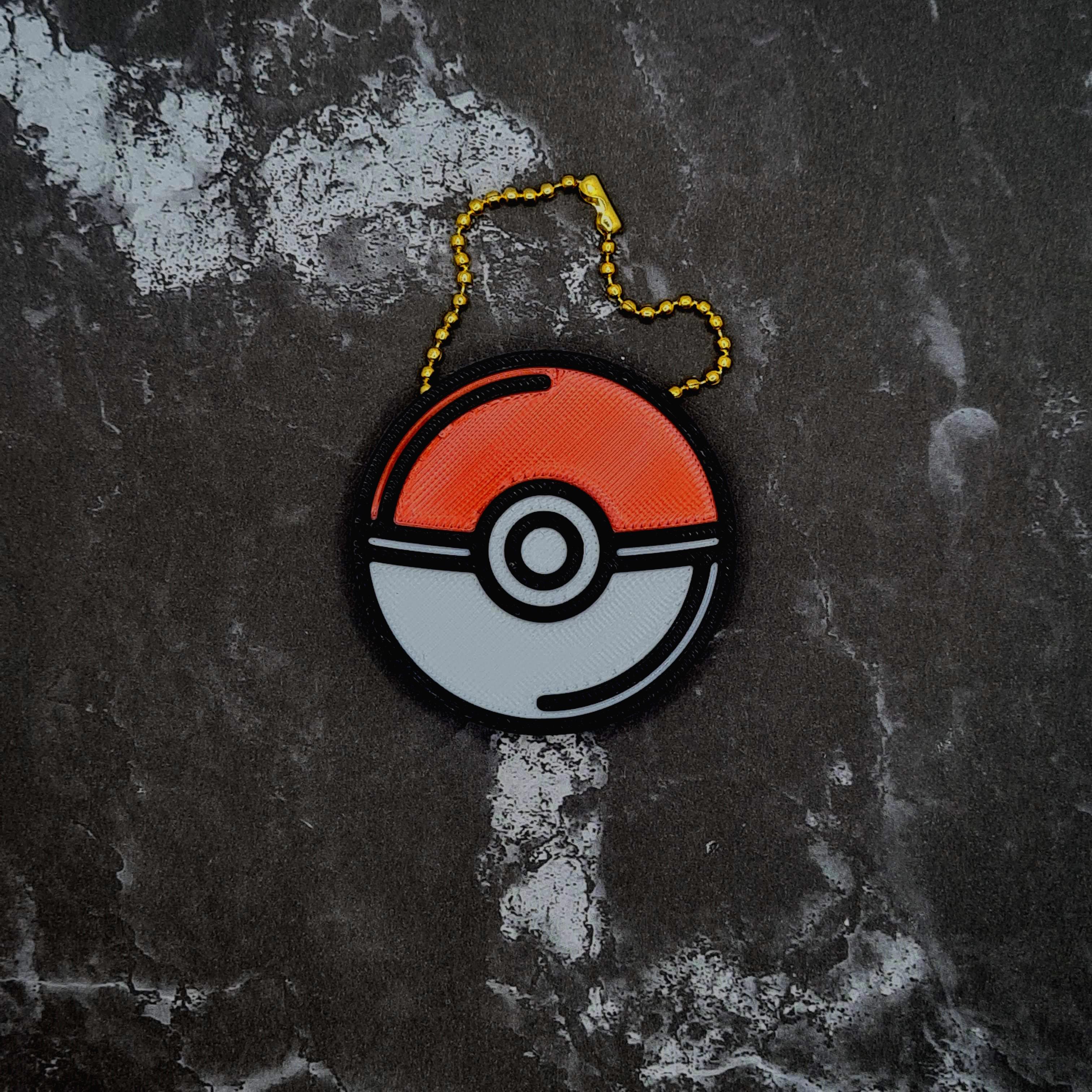 PokeBall Keychain 3d model