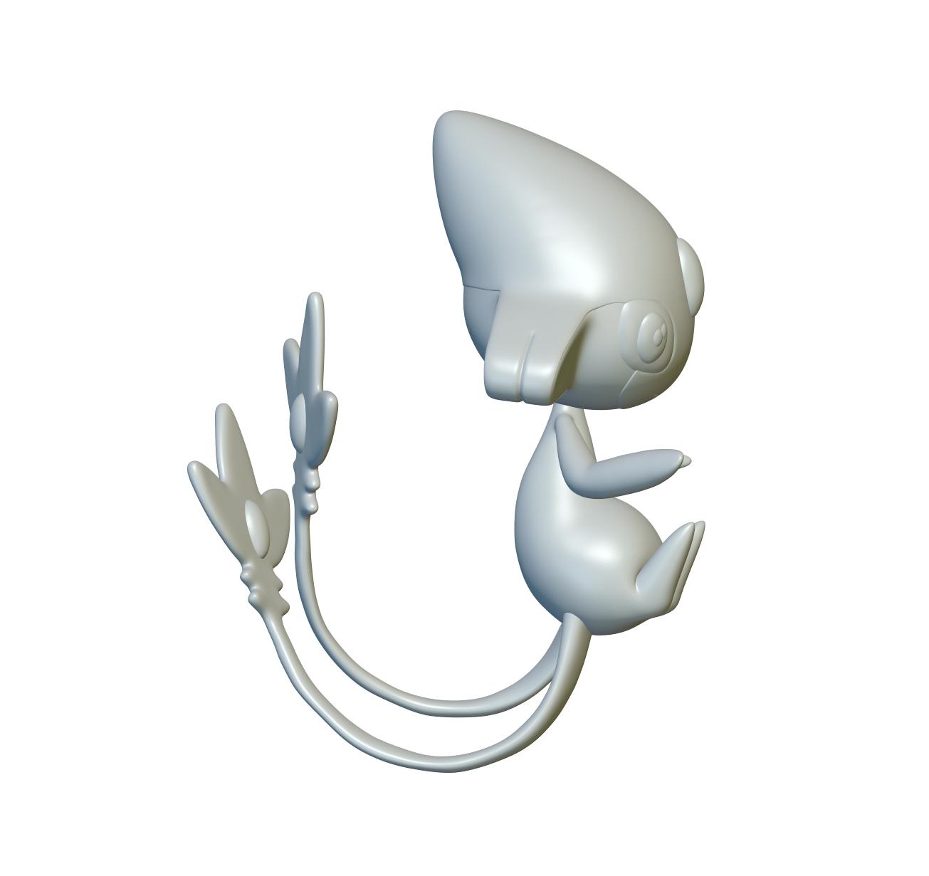Pokemon Azelf #482 - Optimized for 3D Printing 3d model