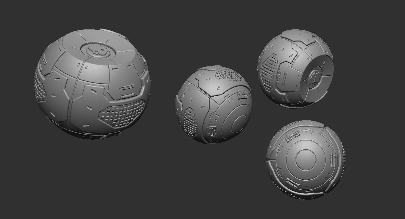 HELLDIVERS STRATAGEM BALL 3d model