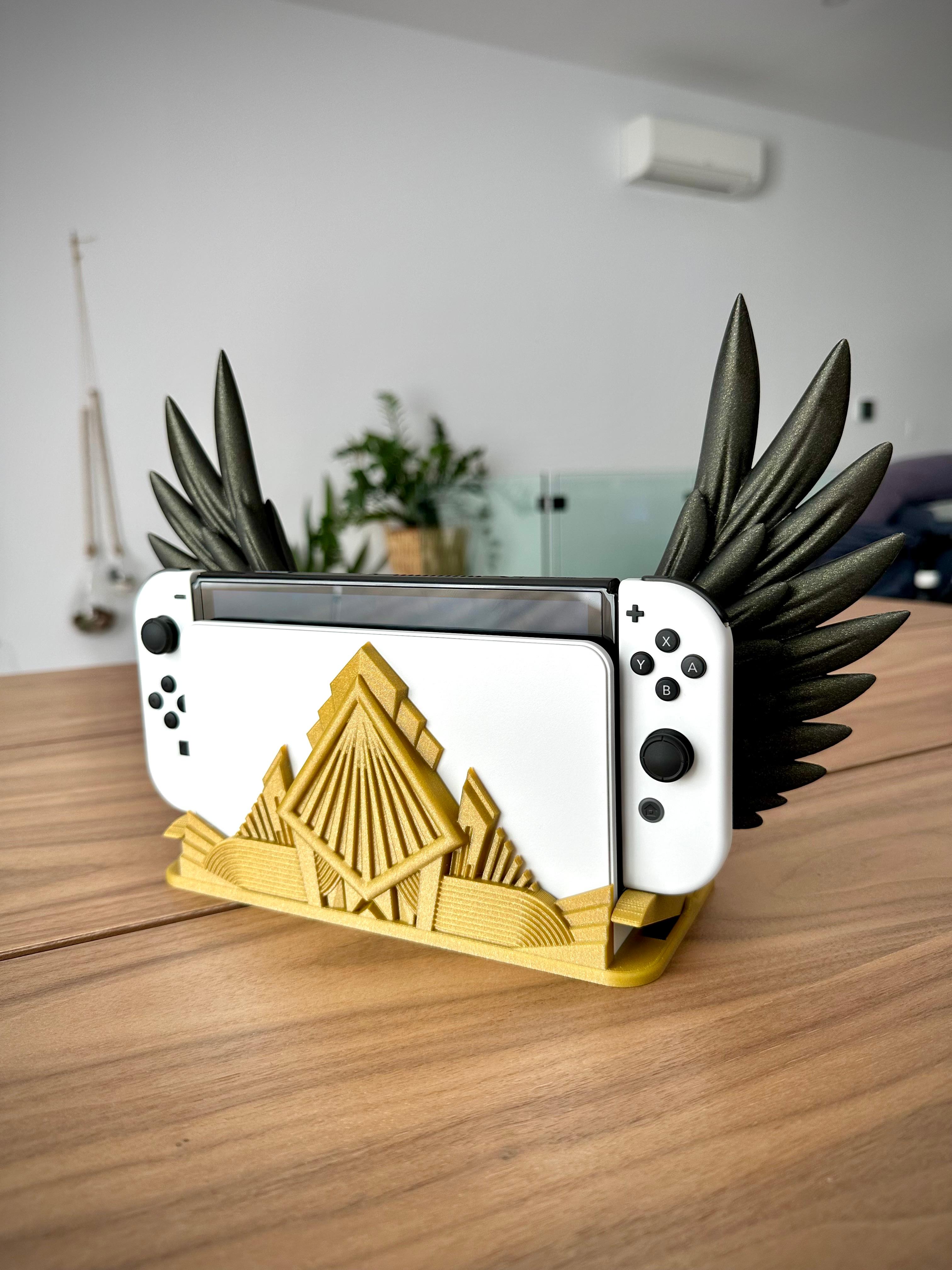 Art Deco Wings Switch Dock 3d model