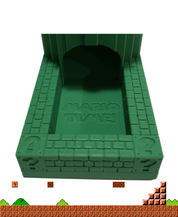 Dice Tower - Super Mario Bros. PIXEL Tube 3d model