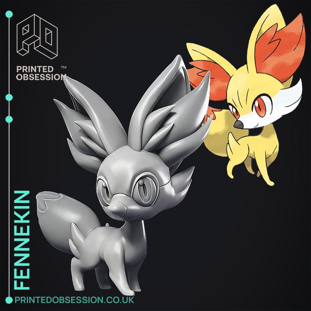 Fennekin - Pokemon - Fan Art 3d model