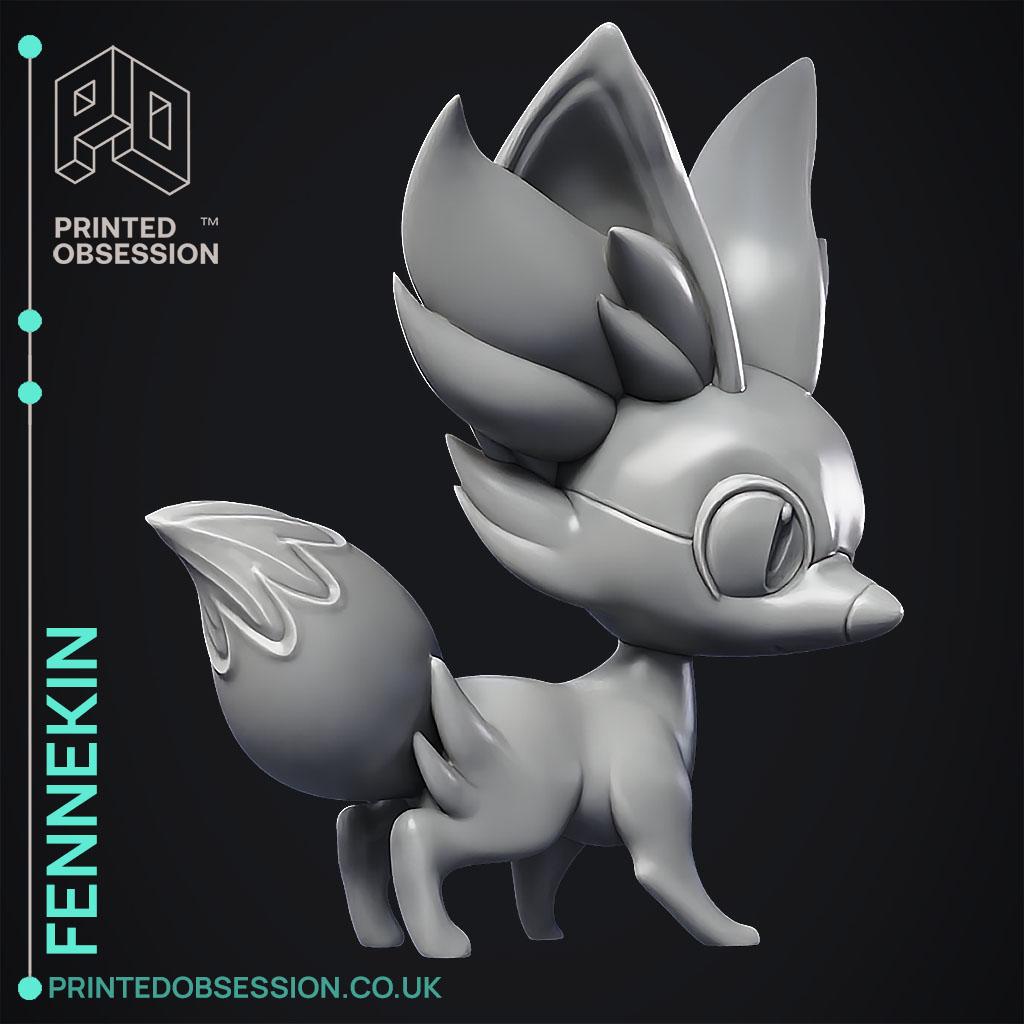 Fennekin - Pokemon - Fan Art 3d model